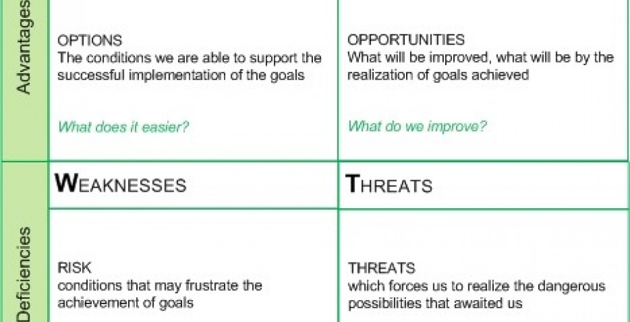 SWOT analysis for public authorities