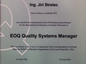 European Quality Manager Certificate